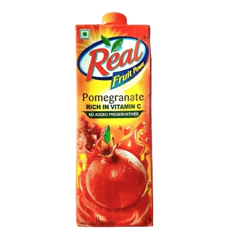 Real Pomegranate Fruit Juice, 1ltr