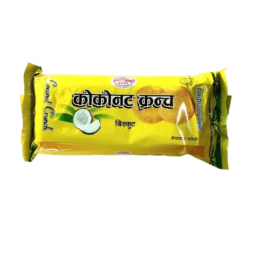 Pfpl Cocunut Crunch Biscuit, 120gm