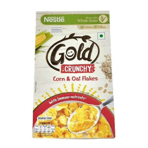 Nestle Gold Crunchy Corn & Oat Flakes, 475gm