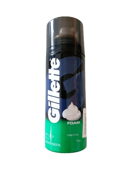 Gillette Menthol Foam, 196gm