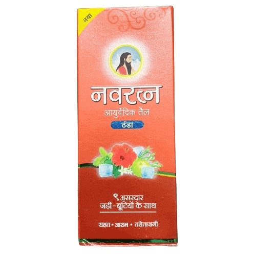 Navratna Ayurvedic Hair Oil, 90ml