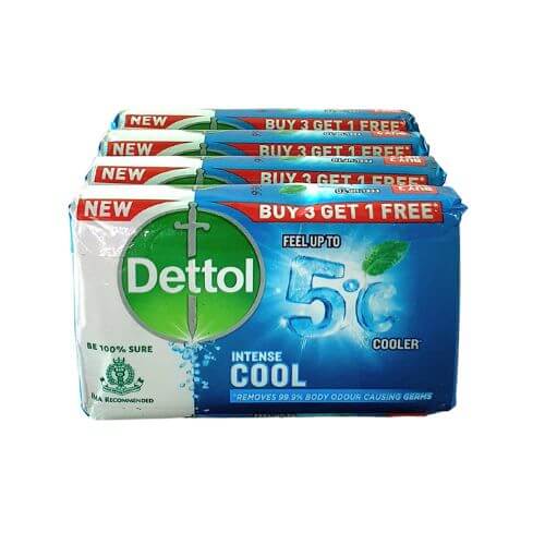 Dettol Cool Soap, 75gm (Buy 3 Get 1 Free)