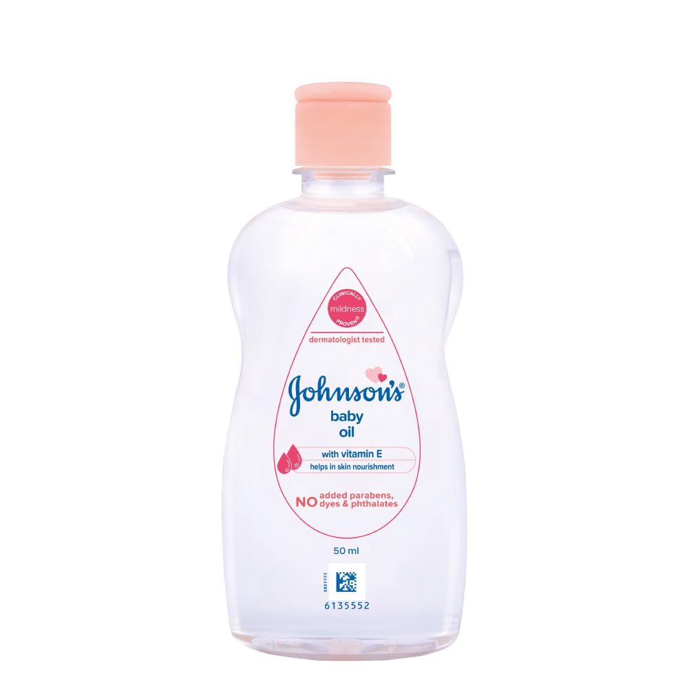 Johnson's Baby Oil Vitamin-E, 50ml